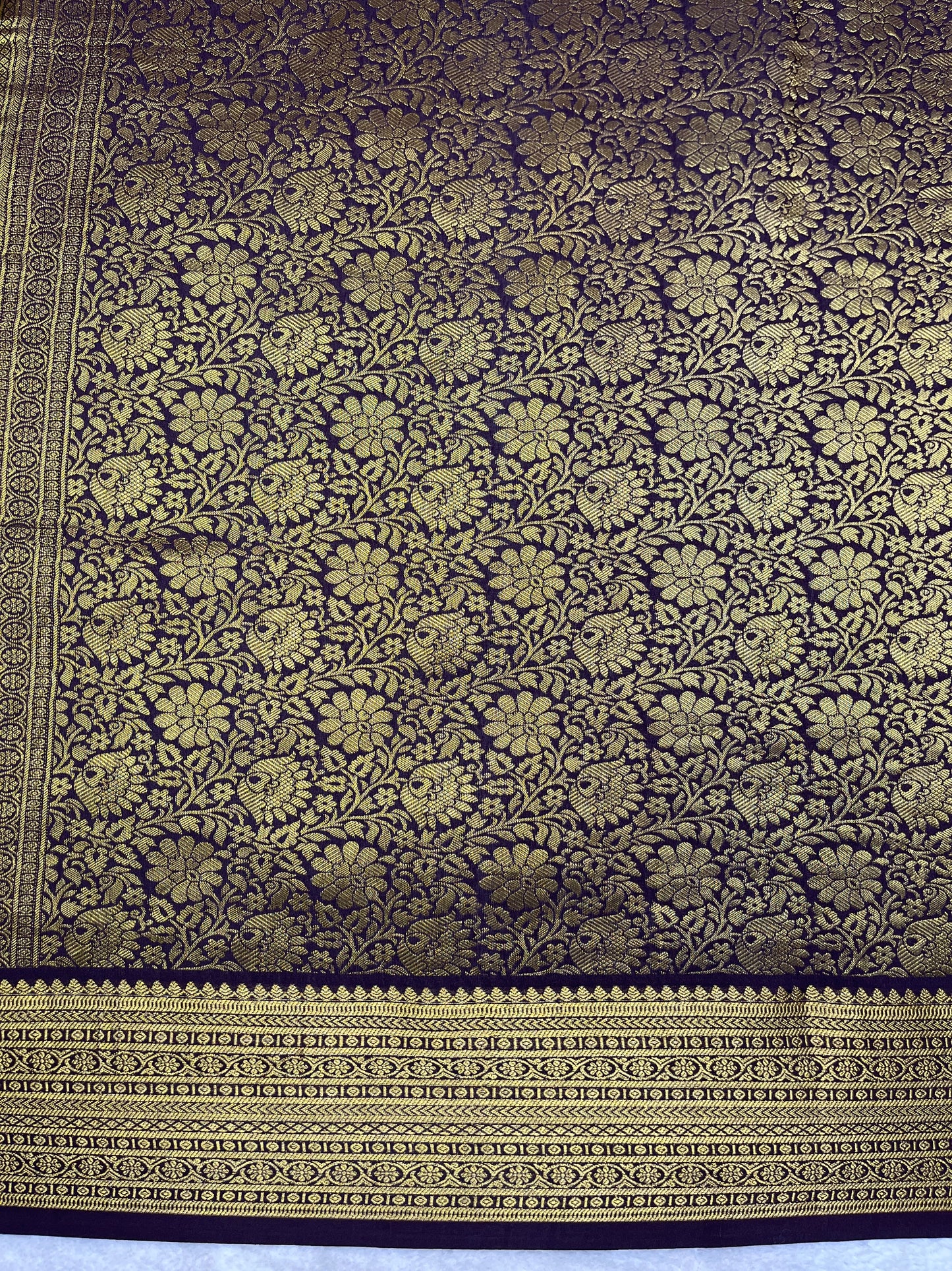 Pure crepe Mysore silk -(131036411)