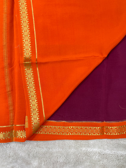Pure Mysore Silk Saree-(145532)
