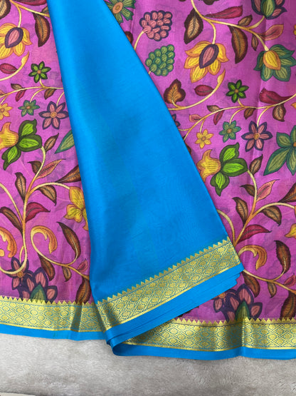 Pure crepe Mysore silk saree 26386623 (70gsm)
