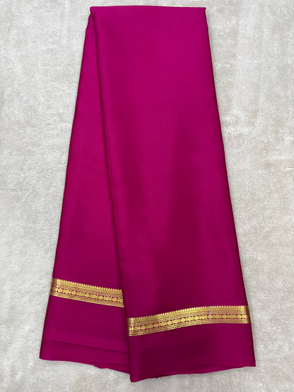 Pure crepe Mysore silk saree 26387301 (70gsm)