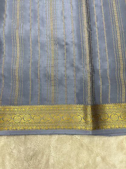 Pure Crepe Mysore Silk Dt strips - 1145306