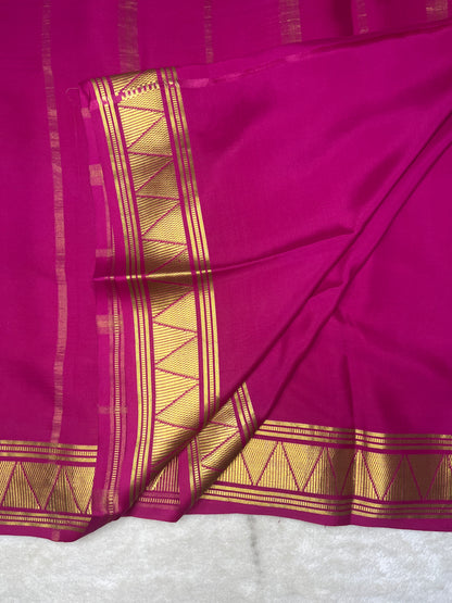 Pure crepe Mysore silk saree-120 GSM(26381016)