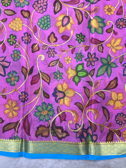 Pure crepe Mysore silk saree 26386623 (70gsm)