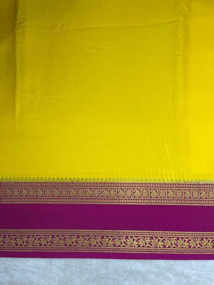Pure Mysore silk - partly Pallu (16274304)