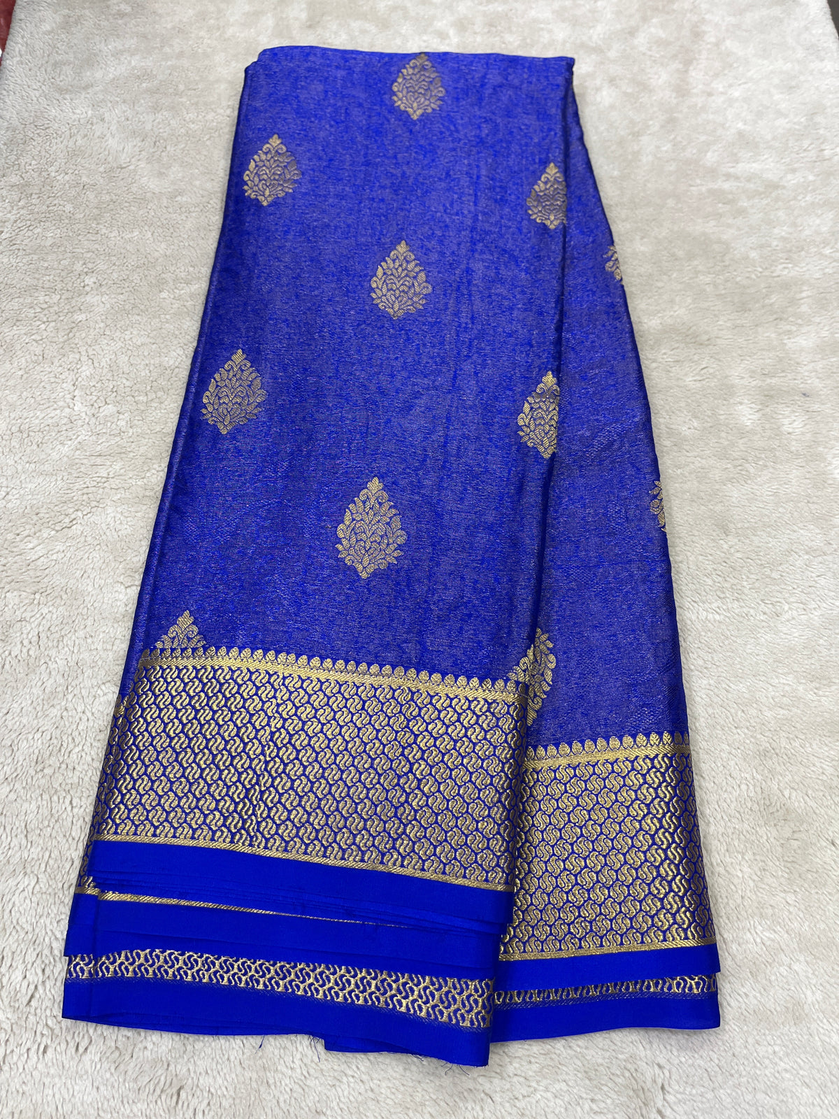 Pure crepe Mysore silk- Brocade(16271503)