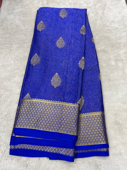 Pure crepe Mysore silk- Brocade(16271503)