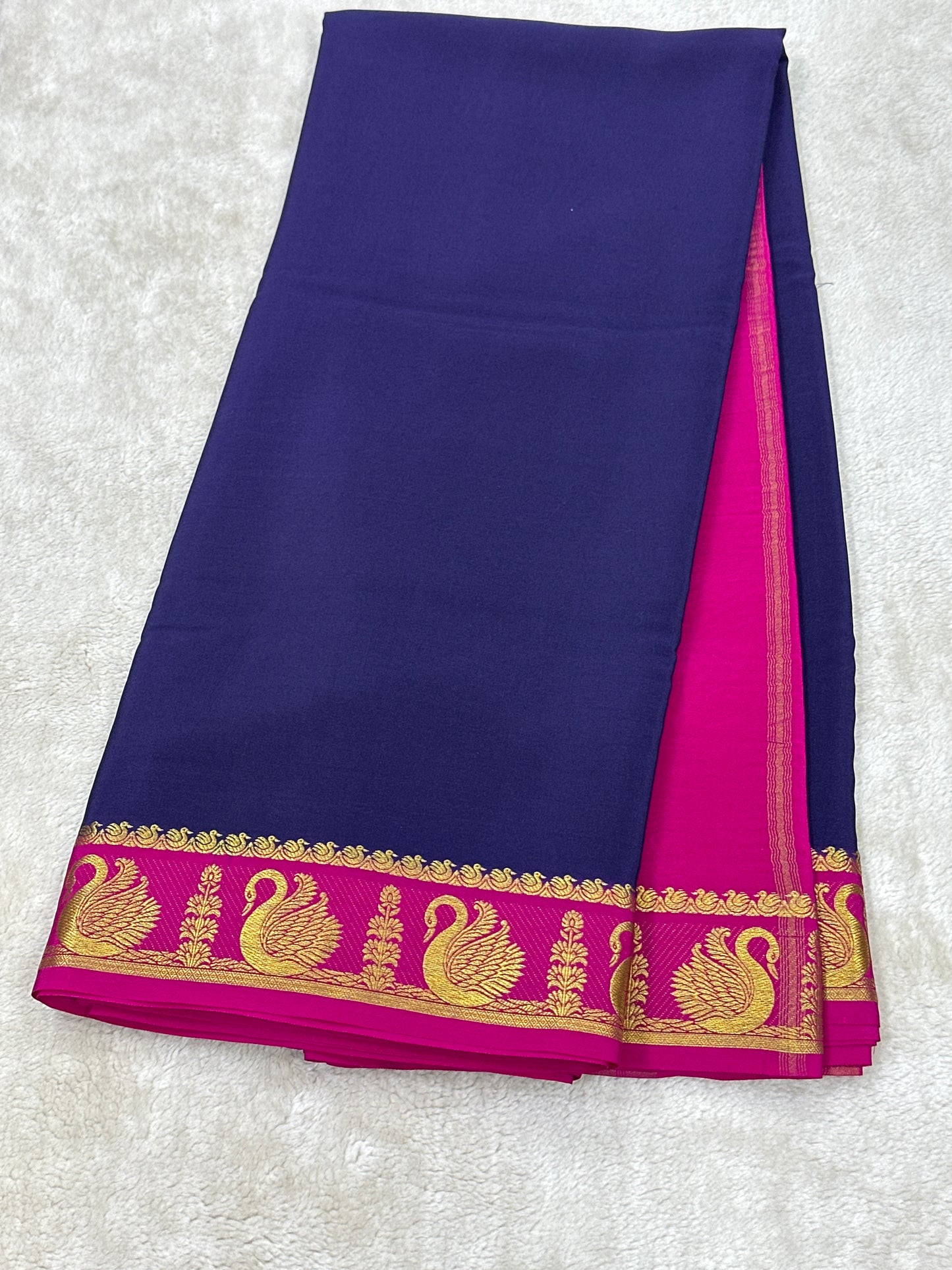 Sliver Based zari Pure Mysore Silk Saree