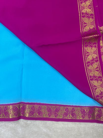 Pure Mysore Silk Saree-(144532)