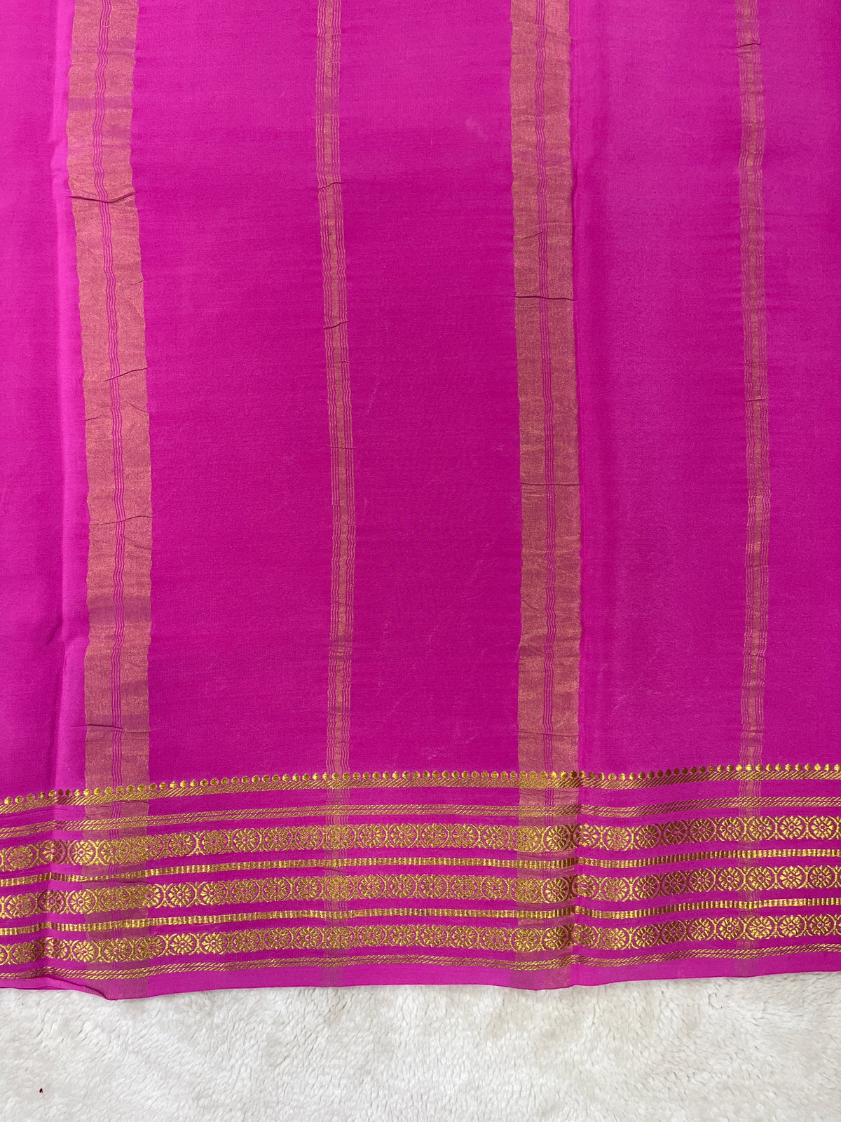 Pure Mysore silk saree -(1457590)