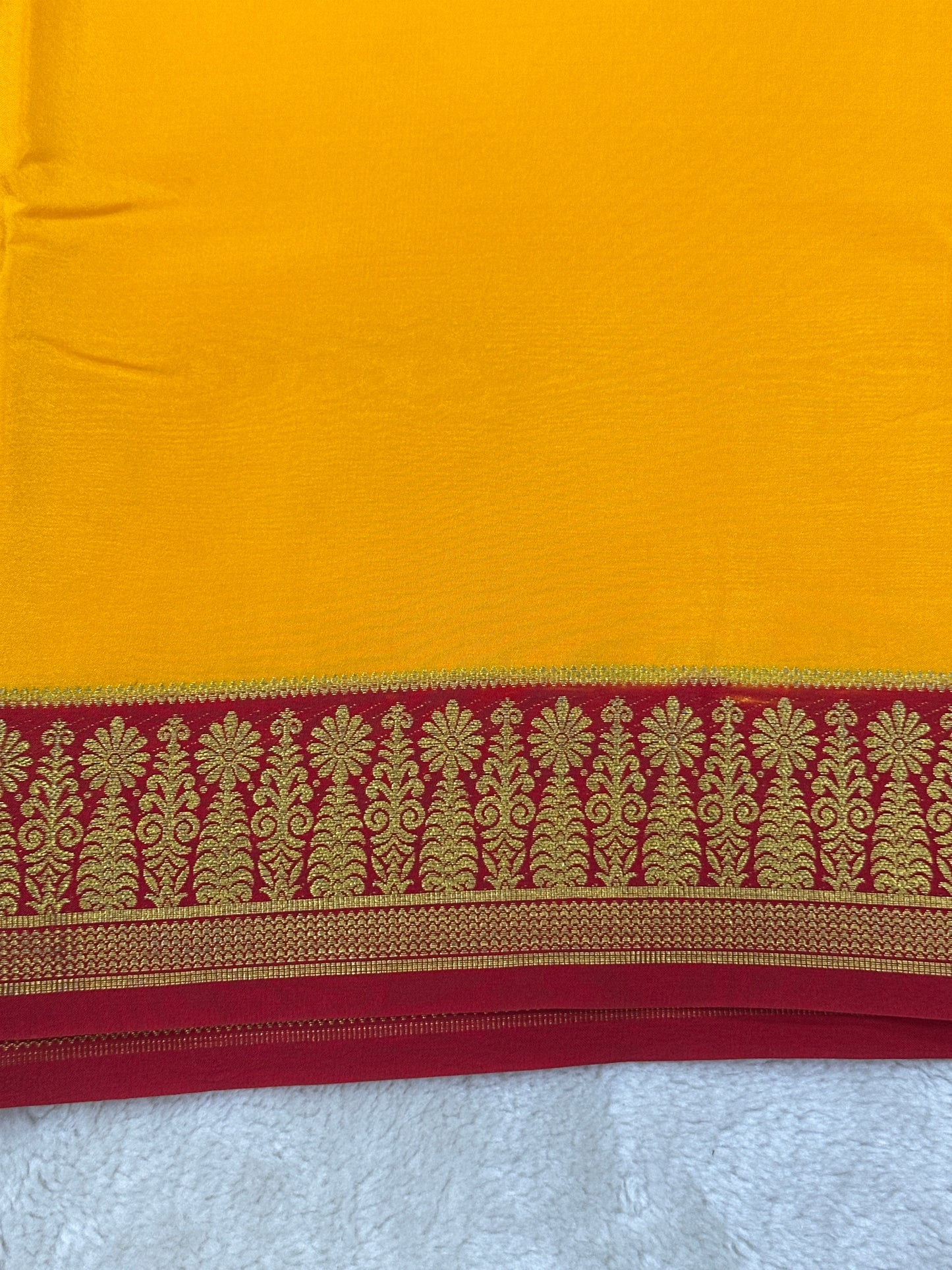 Sliver Based Zari Pure Mysore Silk Saree