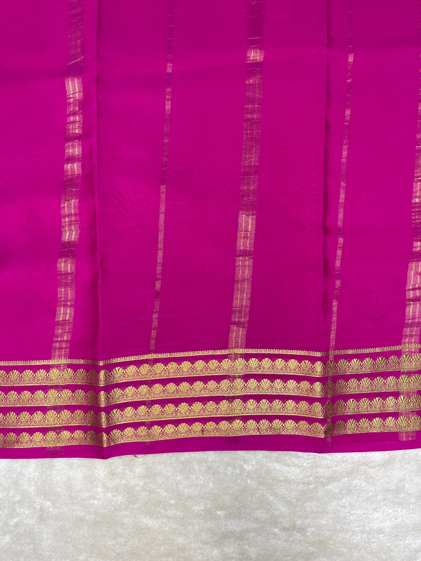 Pure Mysore crepe saree-120 GSM(16271501)