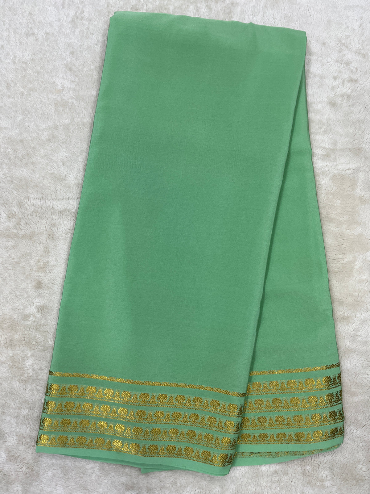 Pure Mysore silk saree -(143621)