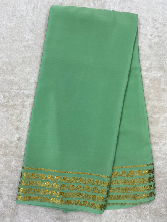 Pure Mysore silk saree -(143621)