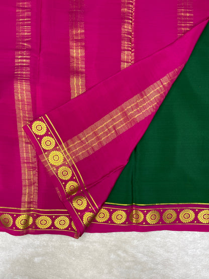 Pure Mysore crepe saree-120 GSM(1104001)