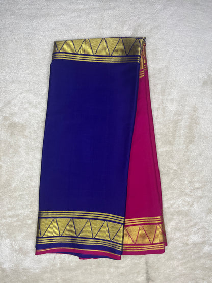 Pure crepe Mysore silk saree-120 GSM(26381016)