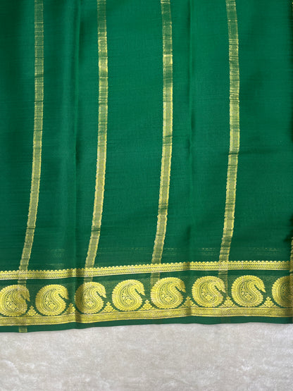 Pure crepe Mysore silk saree-70GSM (26379704)