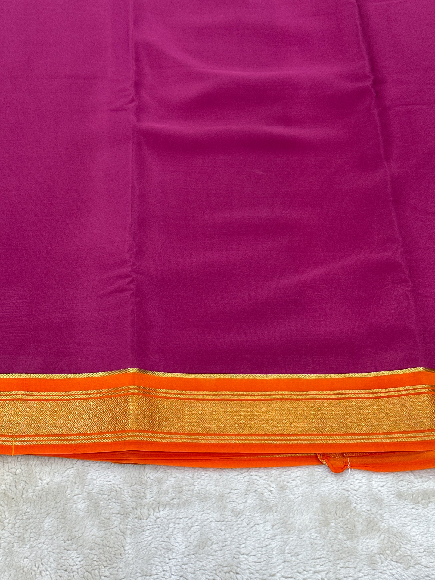 Sliver Based zari Pure Mysore Silk Saree