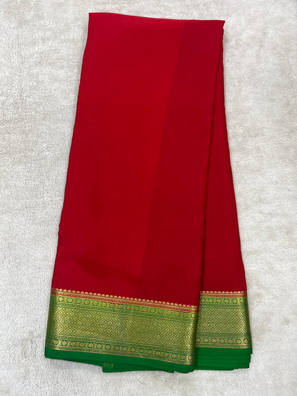 Pure crepe Mysore silk