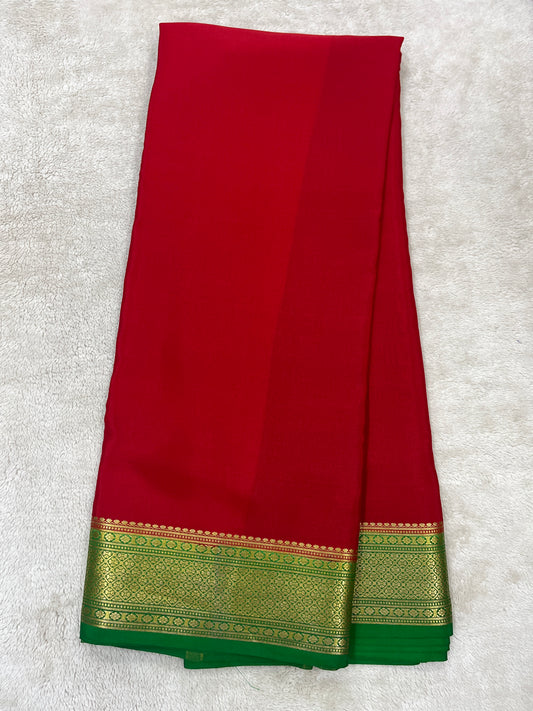 Pure crepe Mysore silk