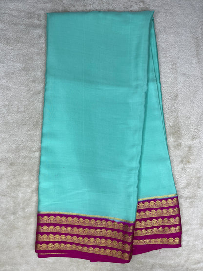 Pure Mysore crepe saree-120 GSM(16271501)