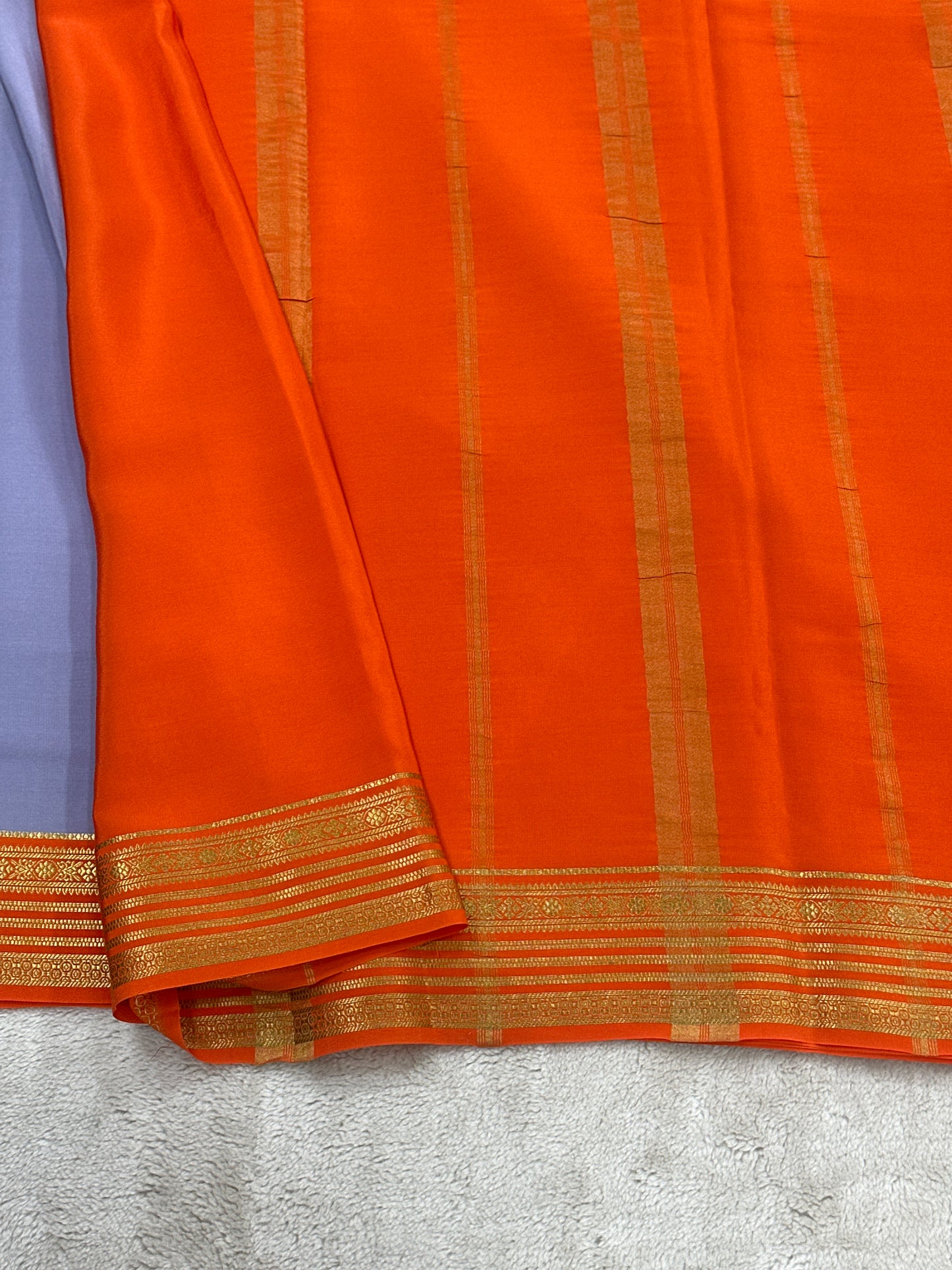 Sliver Based zari Pure Mysore Silk Saree