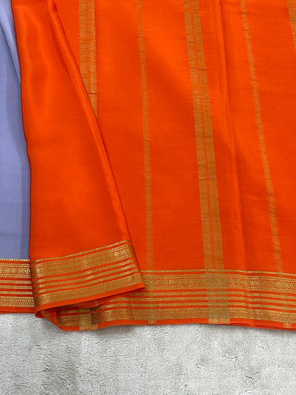 Sliver Based zari Pure Mysore Silk Saree