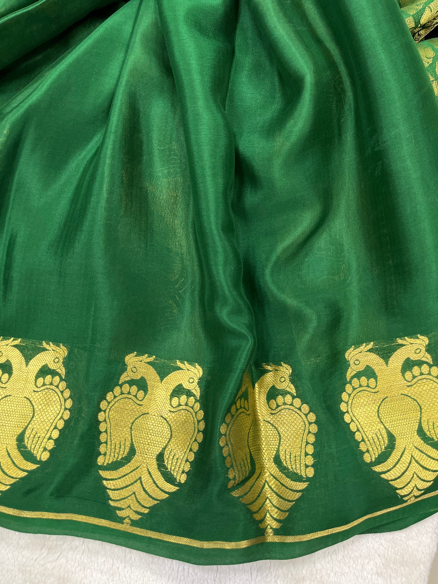 Pure crepe Mysore silk-Garuda Self Border(15112601)