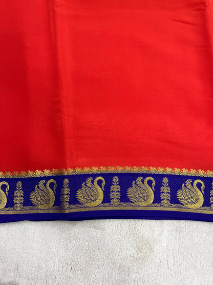 Sliver Based zari Pure Mysore Silk Saree