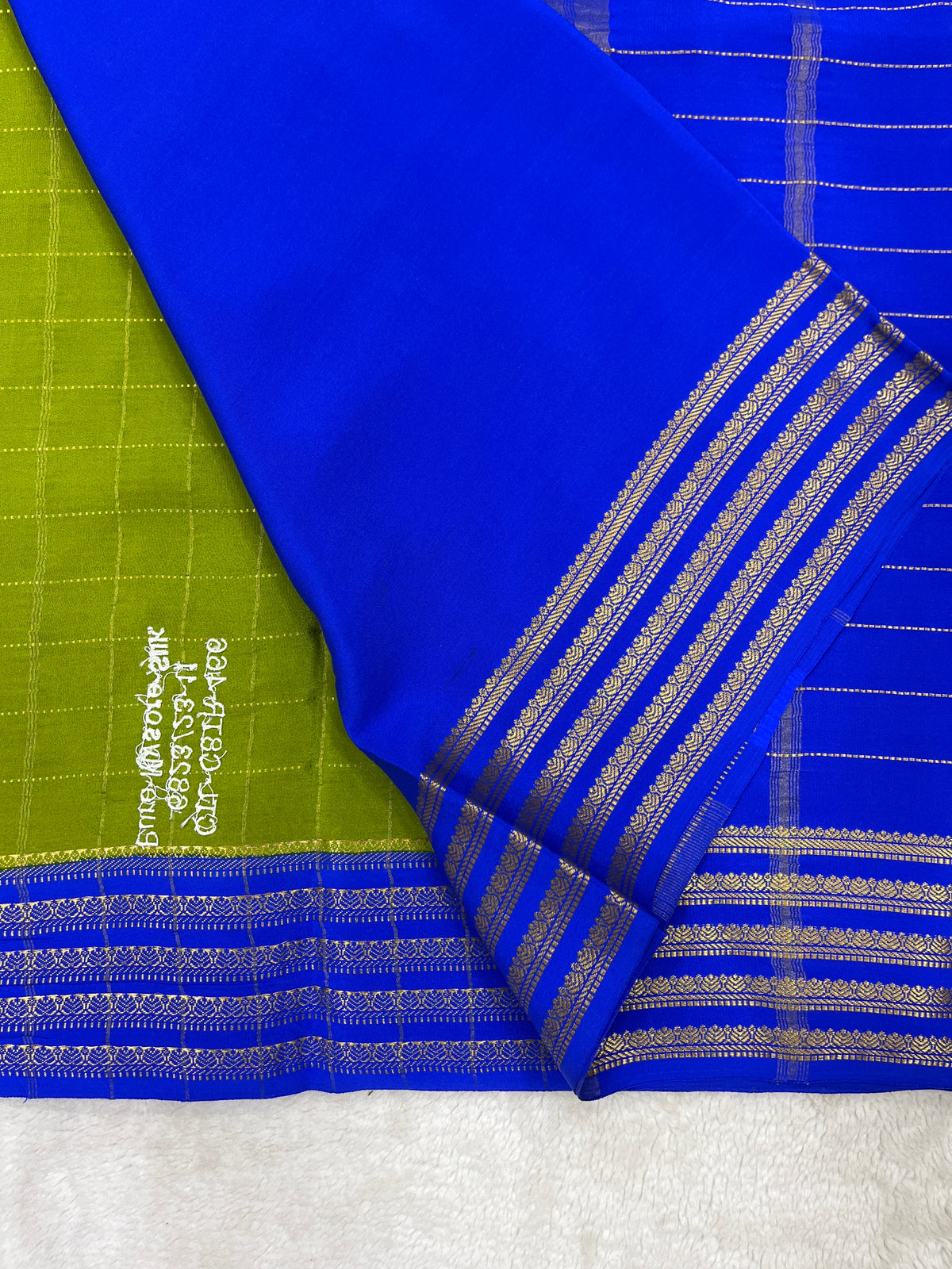 Pure Mysore silk saree -(144662)