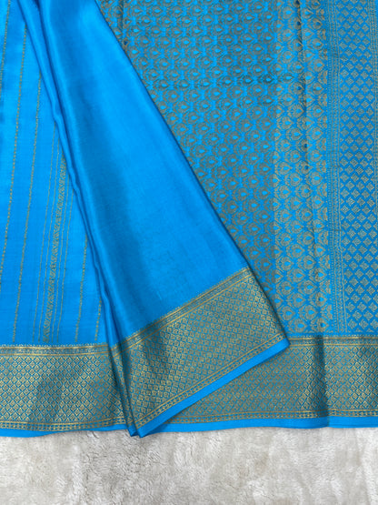 Pure Crepe Mysore Silk Dt strips - 1145306