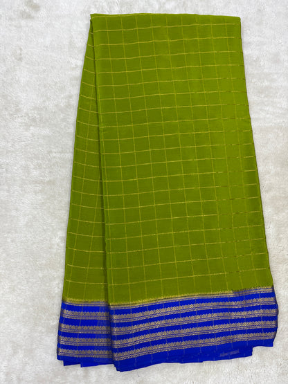 Pure Mysore silk saree -(144662)