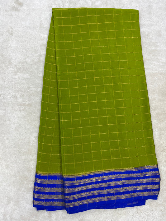 Pure Mysore silk saree -(144662)