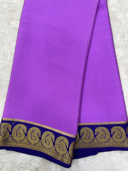 Pure crepe Mysore silk-KSIC Mango(186817)