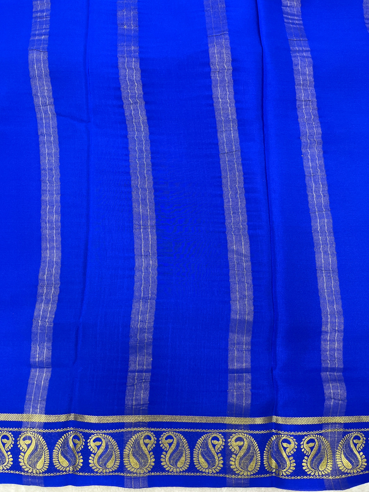 Pure crepe Mysore silk saree-120 Gsm(1104001)