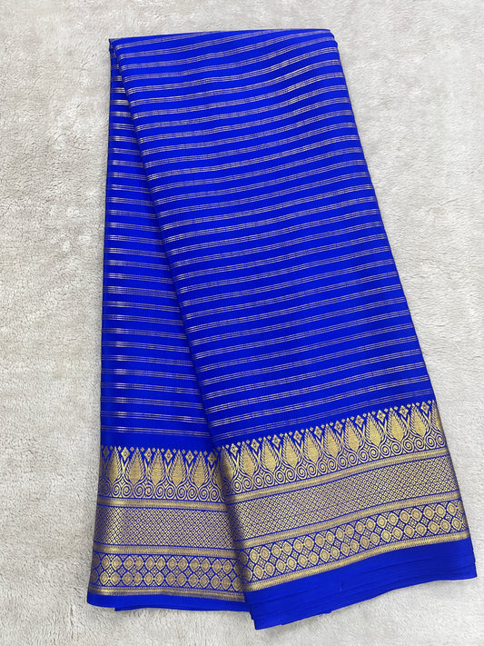 Pure crepe Mysore silk-A/O Salari 120 Gsm(110863)