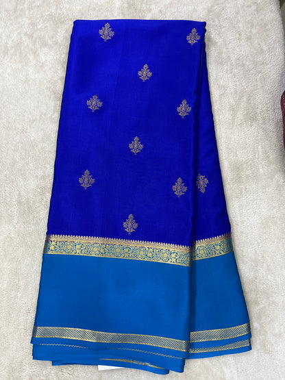 Pure Crepe Mysore Silk Bentex contrast - 2637792