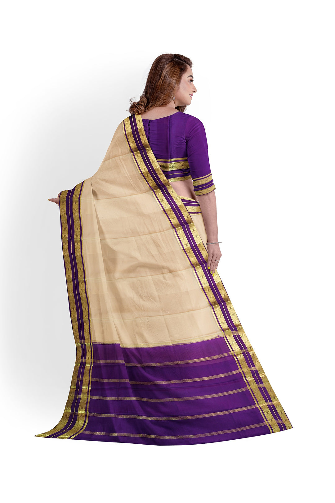 Pure Mysore Crepe Silk Saree | SILK MARK CERTIFIED