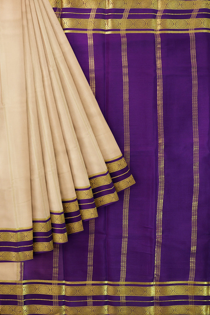 Pure Mysore Crepe Silk Saree | SILK MARK CERTIFIED