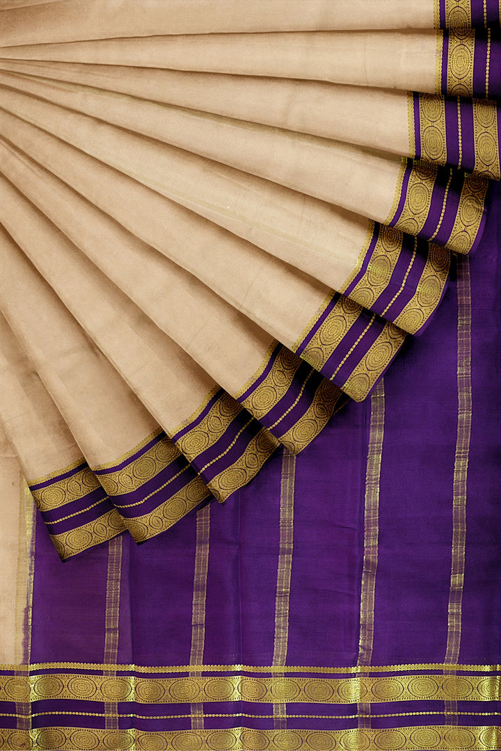 Pure Mysore Crepe Silk Saree | SILK MARK CERTIFIED