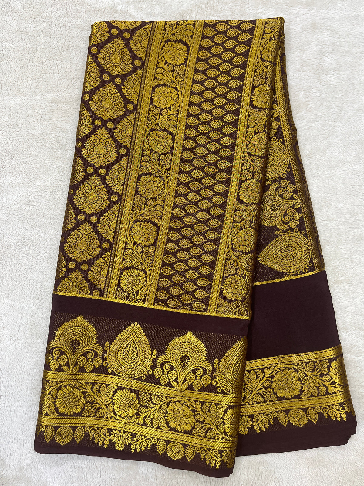 Pure  Mysore silk saree 1463631 ( 150 GSM )