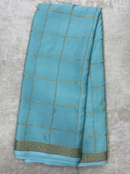 Pure crepe Mysore silk saree 13105584