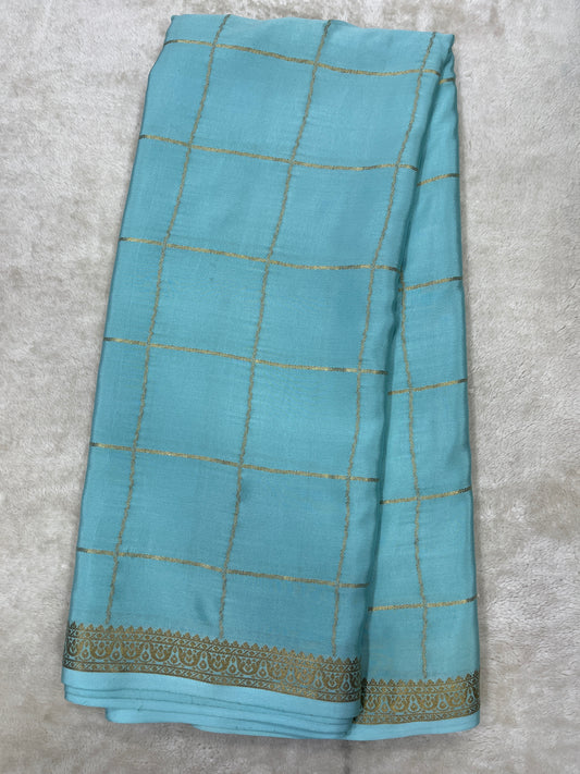Pure crepe Mysore silk saree 13105584