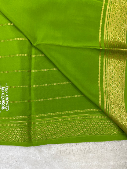 Pure Mysore Silk Saree-(1450112)