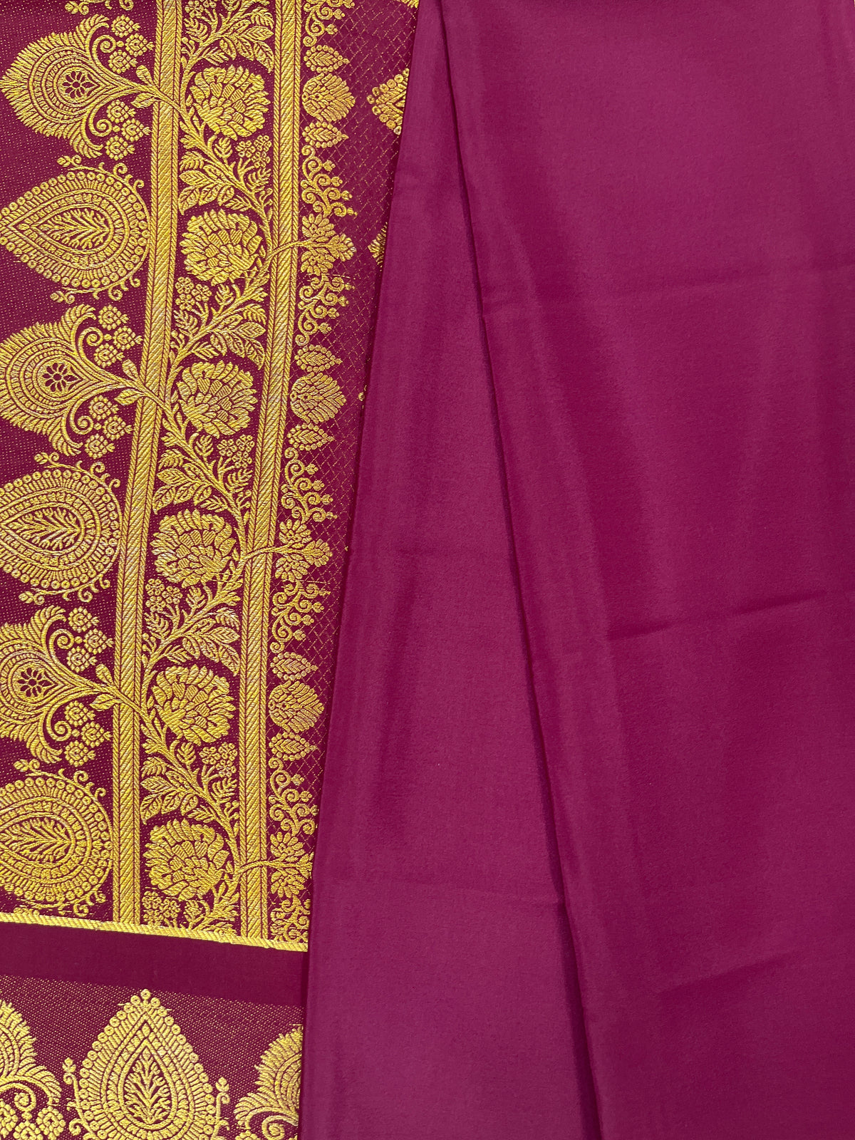 Pure Mysore silk saree 1463631 (150 GSM)