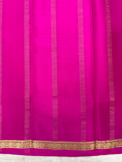 Pure crepe Mysore silk saree 1205002 (120gsm)