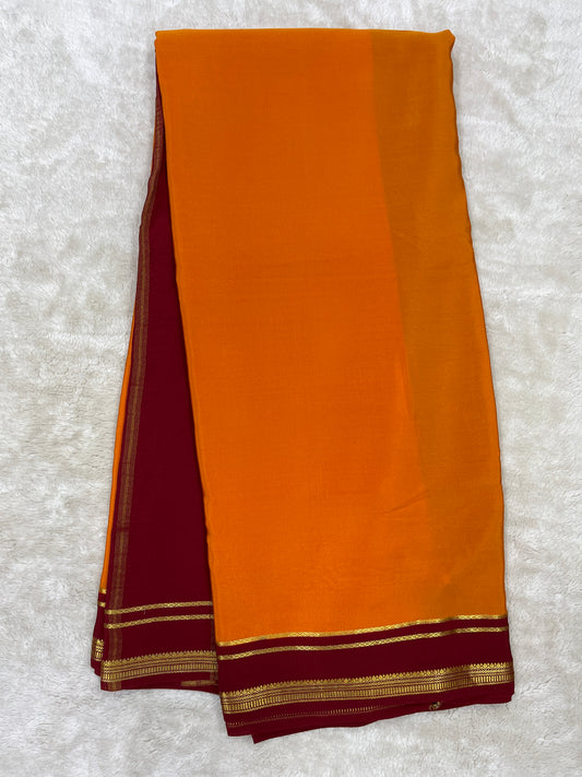 Pure Mysore silk saree -(145292)