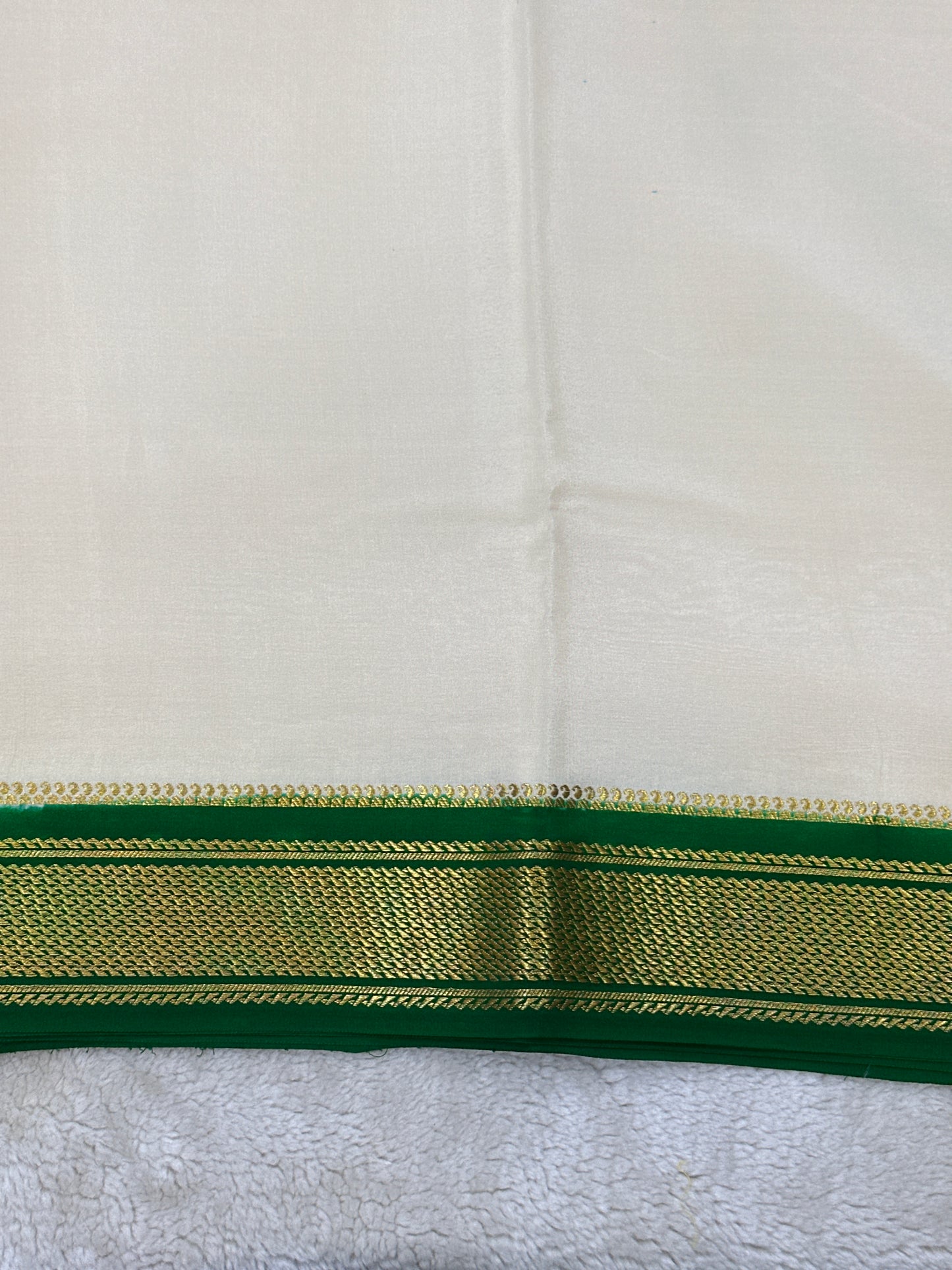 Sliver Based zari Pure Mysore Silk Saree