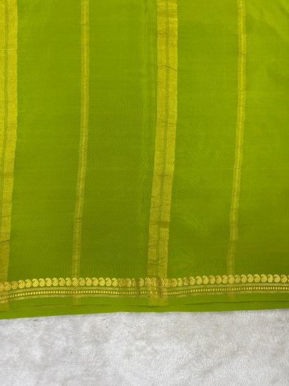 Pure Mysore silk saree -(1461576)