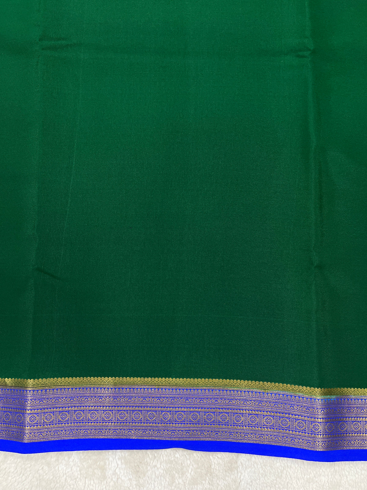 Pure crepe Mysore silk saree 136451 (100 GSM)