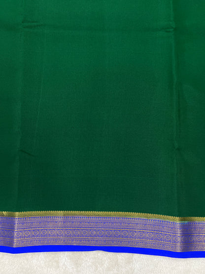 Pure crepe Mysore silk saree 136451 (100 GSM)